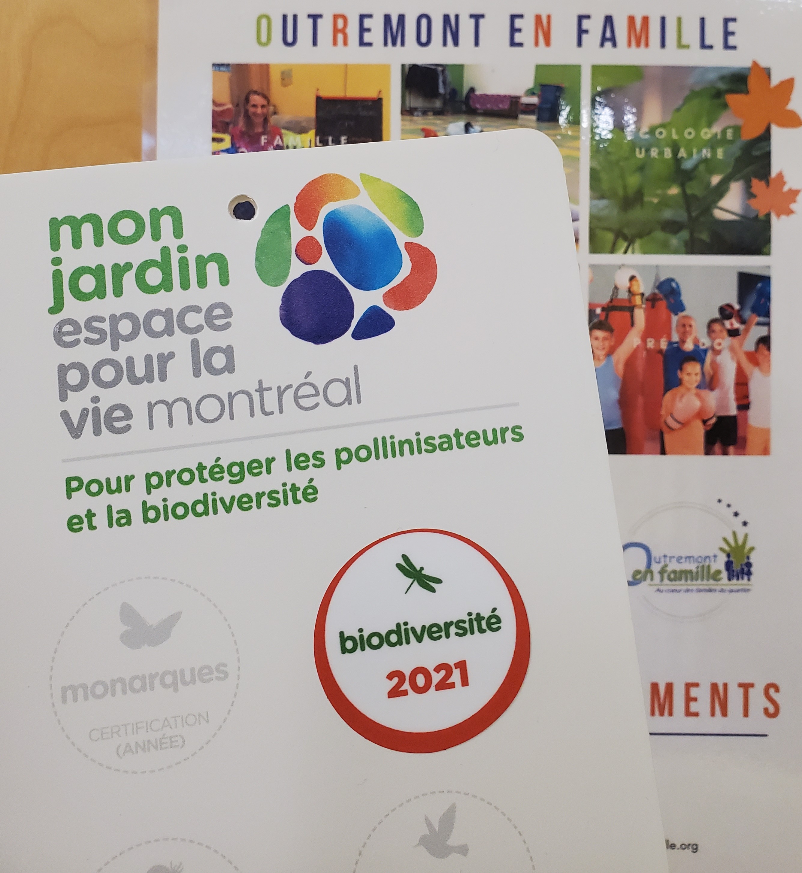 Certification 2021: programme jardin pour la biodiversité